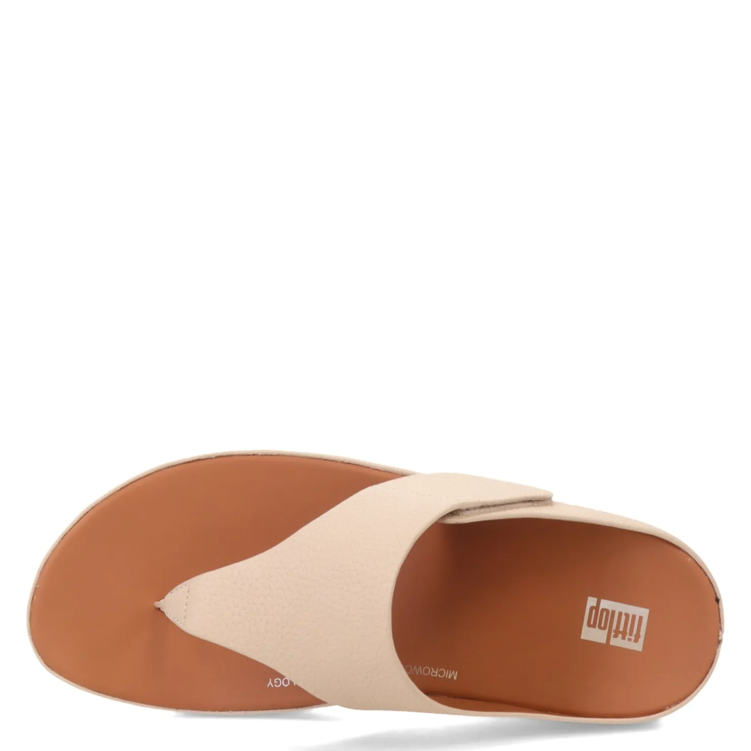 Wedges*FitFlop Women's , Shuv Toe Post Sandal Beige