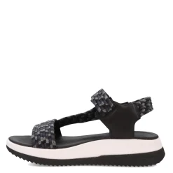 Outdoor & Hiking*FitFlop Women's , Surff Art-Webbing Back-Strap Sandal Black