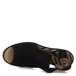 Wedges*Fly London Women's , Biga Sandal Black