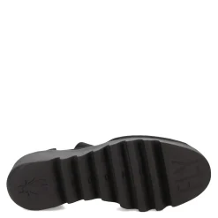 Wedges*Fly London Women's , Biga Sandal Black