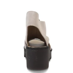 Wedges*Fly London Women's , Biga Sandal Grey