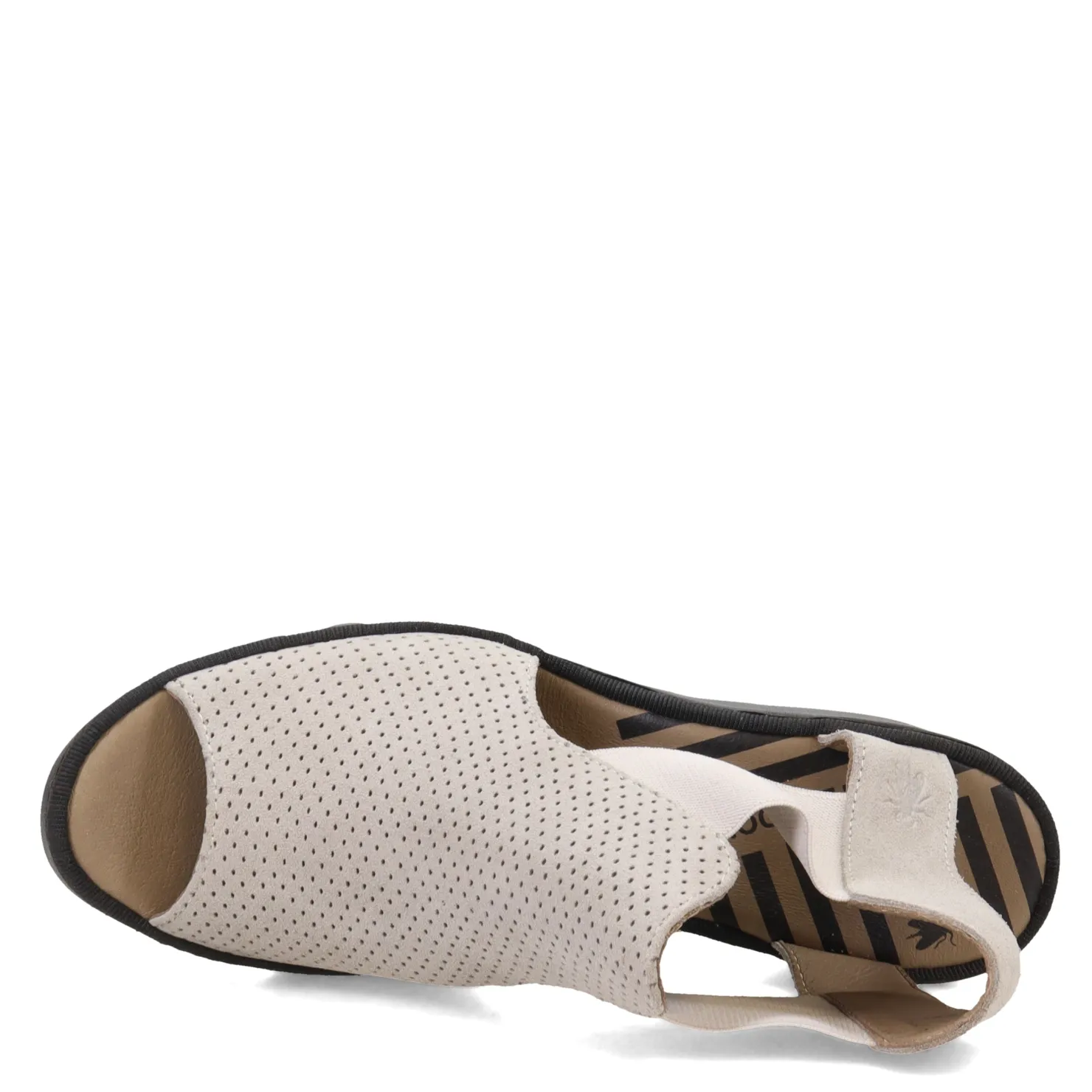 Wedges*Fly London Women's , Biga Sandal Grey