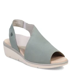Wedges*Fly London Women's , Nily Sandal Pale Blue