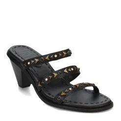 Heeled Sandals*Frye Women's , Estelle Studded Sandal Black