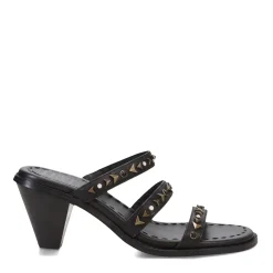 Heeled Sandals*Frye Women's , Estelle Studded Sandal Black