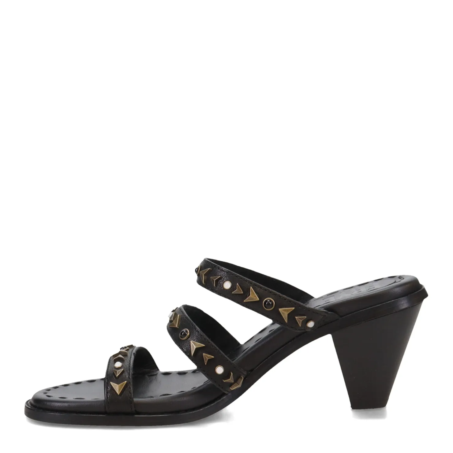 Heeled Sandals*Frye Women's , Estelle Studded Sandal Black