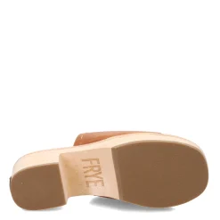 Heeled Sandals*Frye Women's , Hazel Slide Sandal Tan