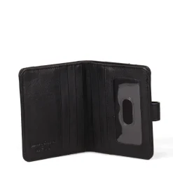 Wallets*Intercontinental Leather Ind Women's ILI, Bifold Wallet - RFID Blocking Black