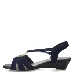 Wedges*Impo Women's , Rita Sandal Midnight Blue