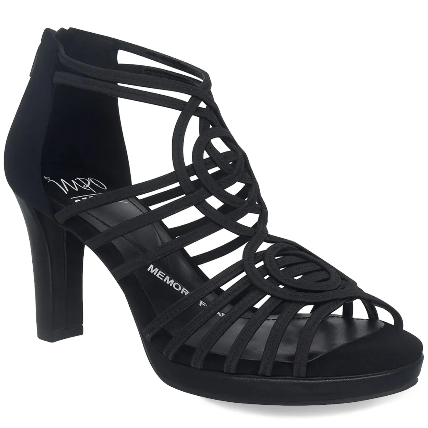 Heeled Sandals*Impo Women's , Tiffany Sandal Black