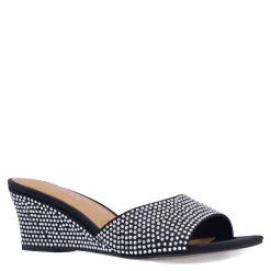 Wedges*J Renee Women's , Coralie Sandal Black