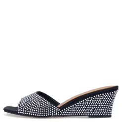Wedges*J Renee Women's , Coralie Sandal Black