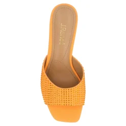 Wedges*J Renee Women's , Coralie Sandal Tangerine