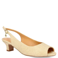 Heeled Sandals*J Renee Women's , Jenvey Sandal Gold Glitter