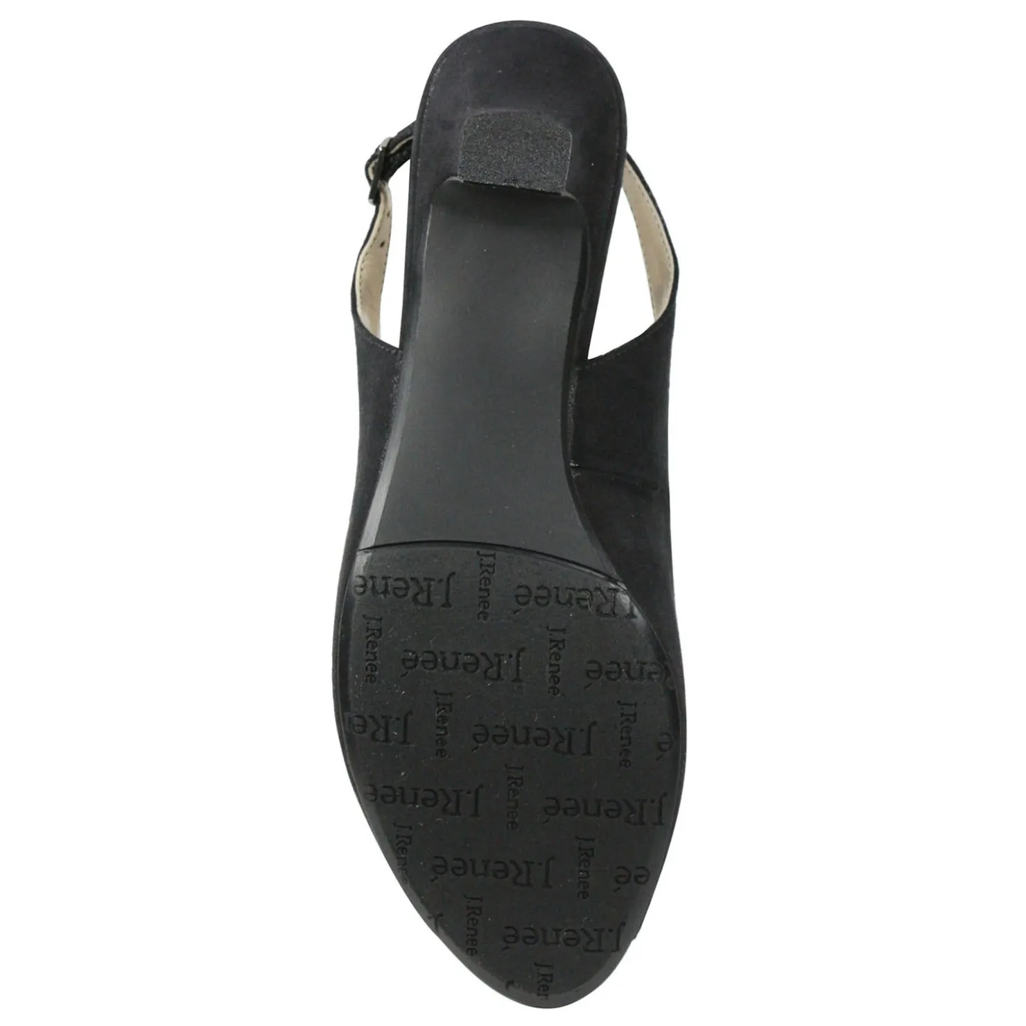 Heeled Sandals*J Renee Women's , Jenvey Sandal Black Satin