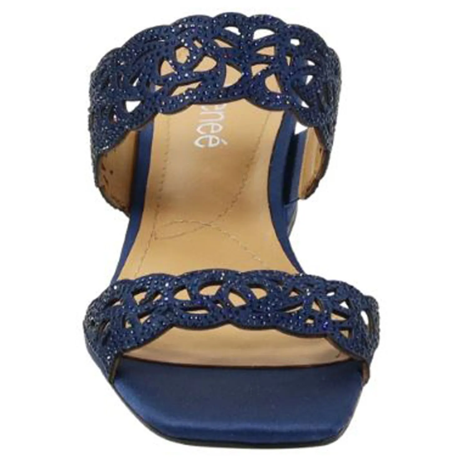 Heeled Sandals*J Renee Women's , Keetan Sandal Navy