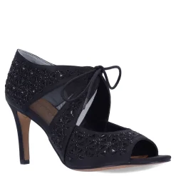 Heeled Sandals*J Renee Women's , Kiandra Pump Black Satin