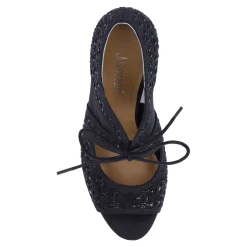 Heeled Sandals*J Renee Women's , Kiandra Pump Black Satin
