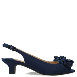 Heeled Sandals*J Renee Women's , Leonelle Sandal Navy