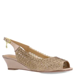 Wedges*J Renee Women's , Malorie Sandal Beige