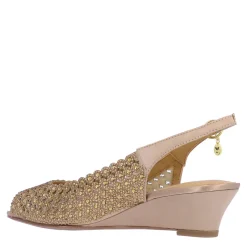 Wedges*J Renee Women's , Malorie Sandal Beige