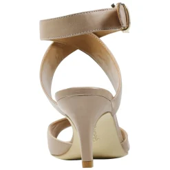 Heeled Sandals*J Renee Women's , Soncino Sandal Nude Leather