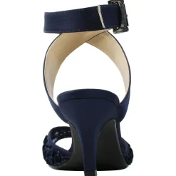 Heeled Sandals*J Renee Women's , Soncino Sandal Navy