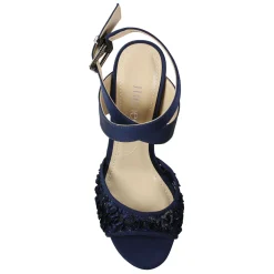 Heeled Sandals*J Renee Women's , Soncino Sandal Navy