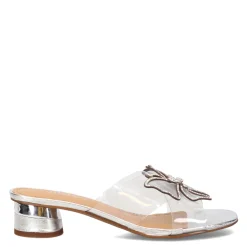 Heeled Sandals*J Renee Women's , Sumitra Sandal Silver