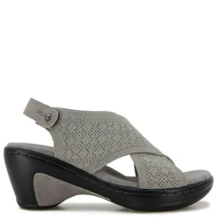 Wedges*JBU by Jambu Women's , Alyssa Sandal Grey