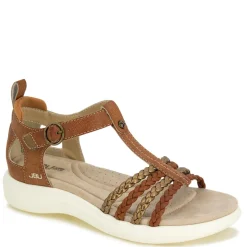 Footbed Sandals*JBU by Jambu Women's , Prague Sandal Brown/Bronze