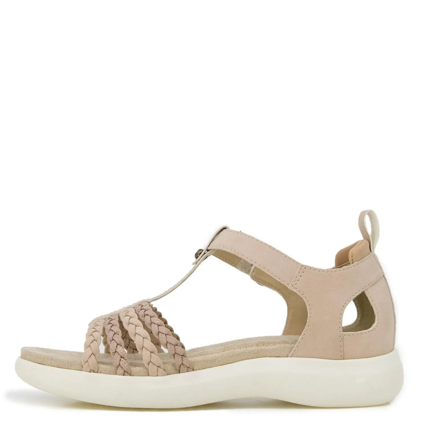 Footbed Sandals*JBU by Jambu Women's , Prague Sandal Light Beige/Tan