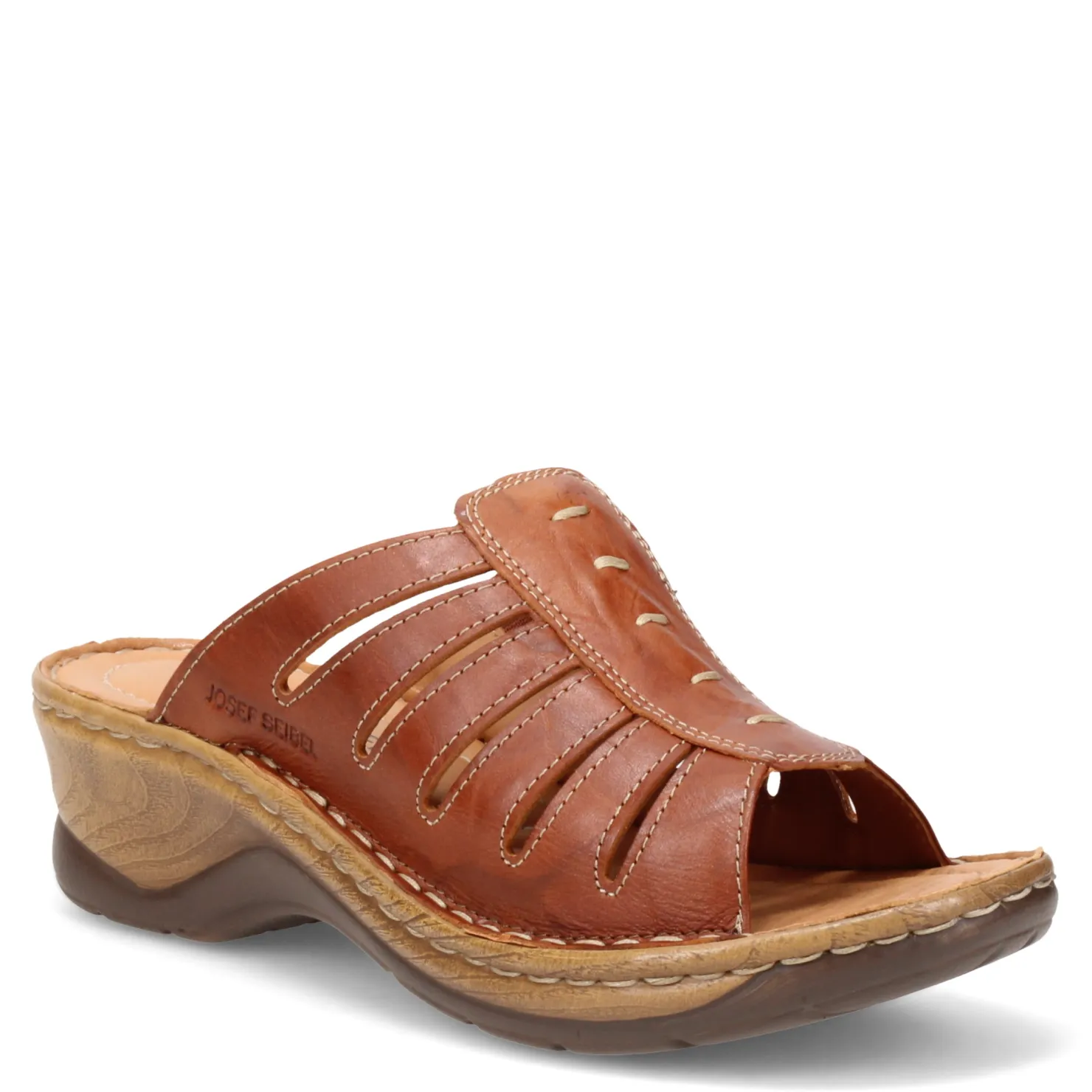 Heeled Sandals*Josef Seibel Women's , Catalonia 77 Sandal Brandy