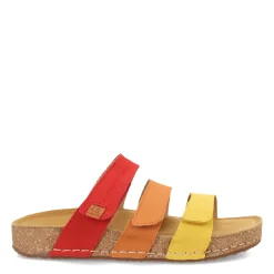 Footbed Sandals*Josef Seibel Women's , Hannah 03 Sandal Yellow Multi