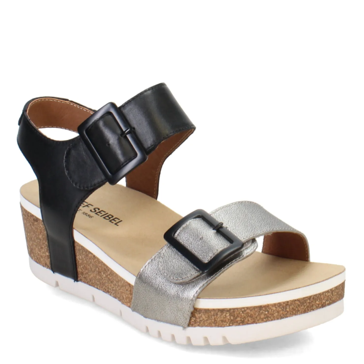 Wedges*Josef Seibel Women's , Quinn 02 Sandal Basalt