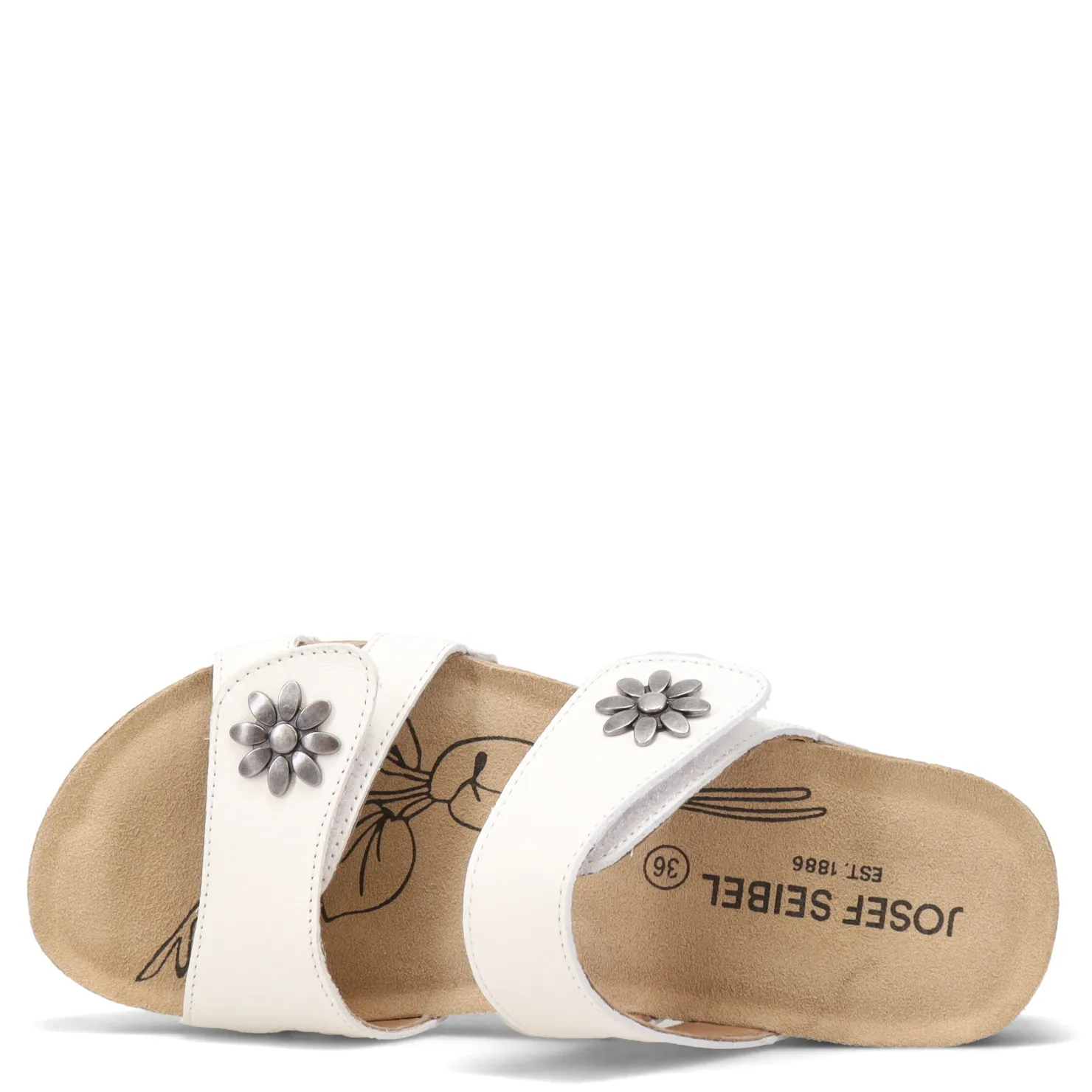Footbed Sandals*Josef Seibel Women's , Tonga 04 Sandal White
