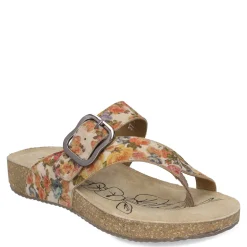Footbed Sandals*Josef Seibel Women's , Tonga 77 Sandal Beige Multi Floral