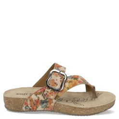 Footbed Sandals*Josef Seibel Women's , Tonga 77 Sandal Beige Multi Floral
