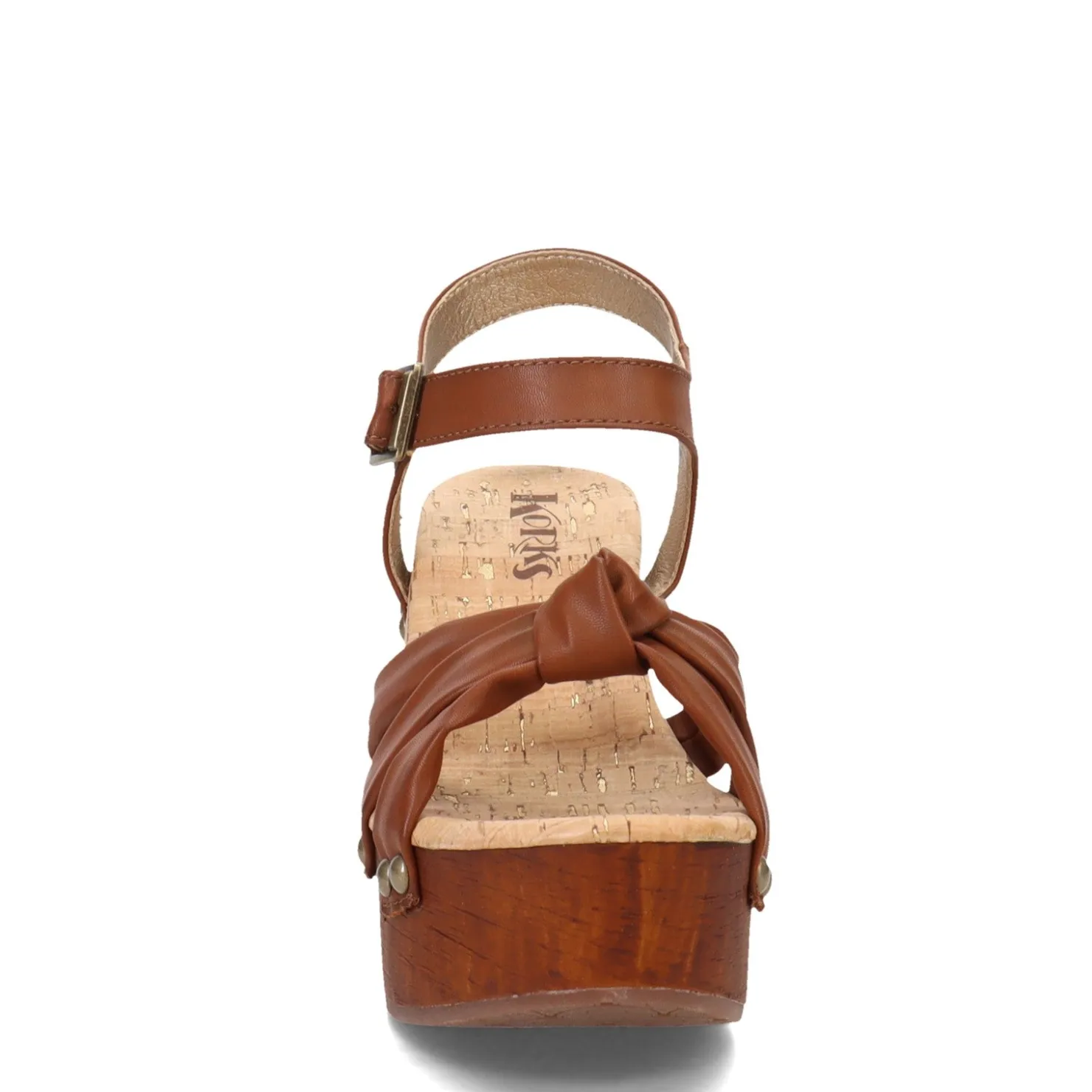 Wedges*Korks Women's , Dawson Sandal Brown