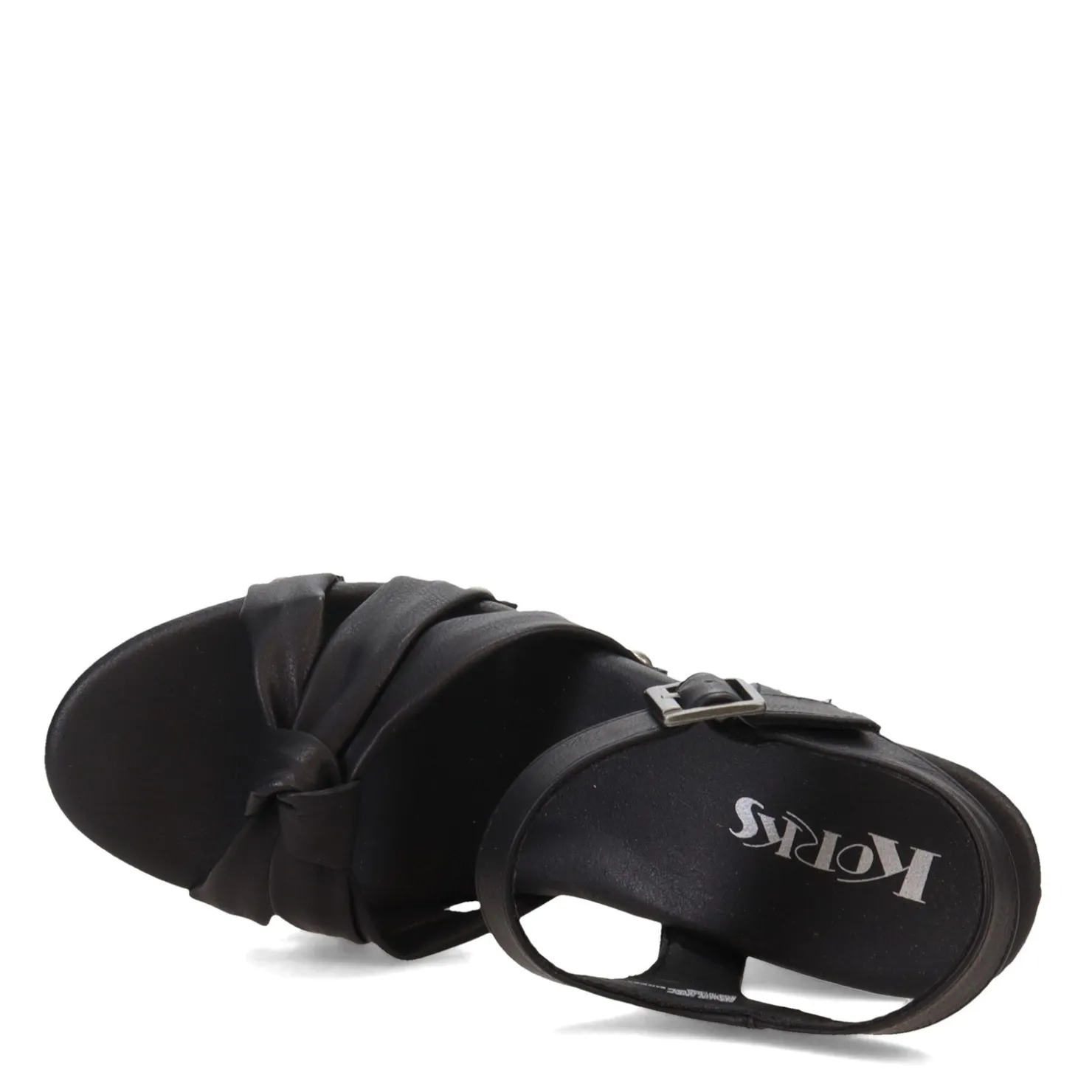 Wedges*Korks Women's , Dawson Sandal Black