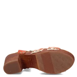 Heeled Sandals*Korks Women's , Natalia Sandal Red