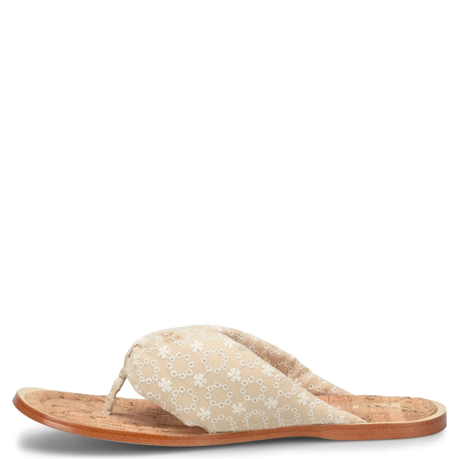 Flip Flops*Korks Women's , Poppy Sandal Cream
