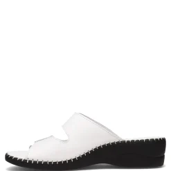 Wedges*La Plume Women's , Jessica Sandal White