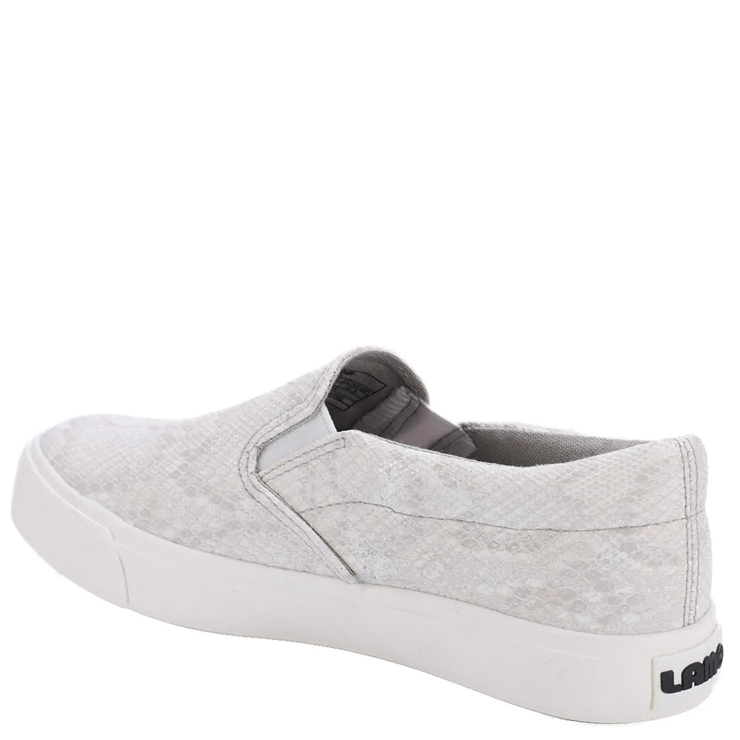 Fashion & Street*Lamo Women's , Piper Slip-On White Snake