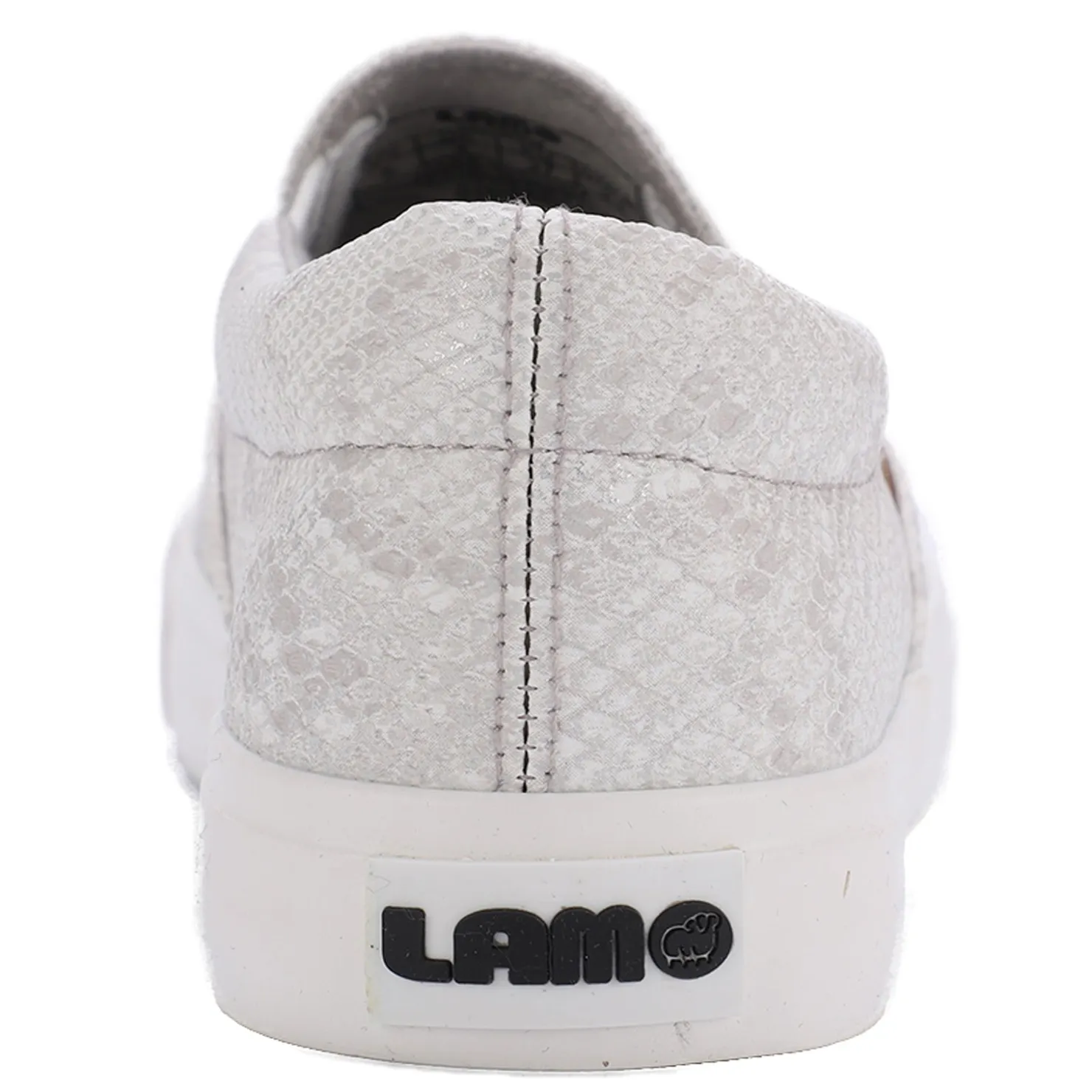 Fashion & Street*Lamo Women's , Piper Slip-On White Snake