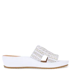 Wedges*L'Amour Des Pieds Women's , Cusaro Sandal White/Gold
