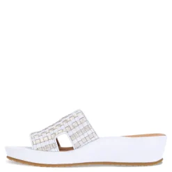 Wedges*L'Amour Des Pieds Women's , Cusaro Sandal White/Gold