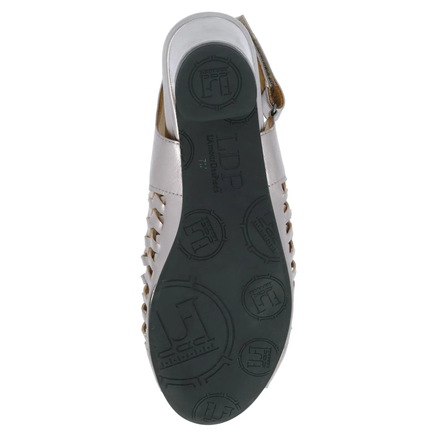 Heeled Sandals*L'Amour Des Pieds Women's , Myrina Sandal Champagne