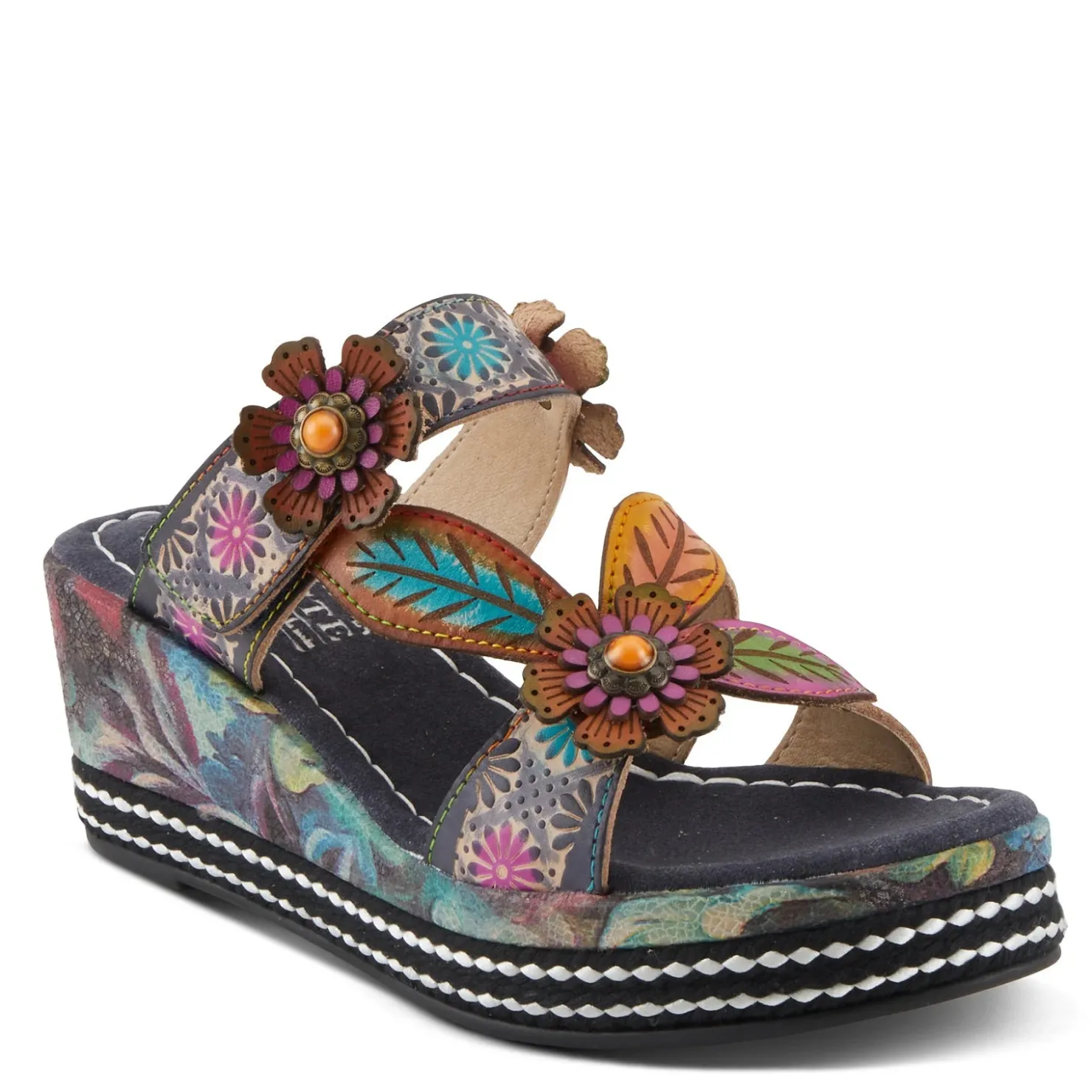 Women's L'Artiste By Spring Step, Coastal Sandal|L Artiste Discount