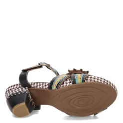 Heeled Sandals*L Artiste Women's L'Artiste by Spring Step, Astarr Sandal Black Multi